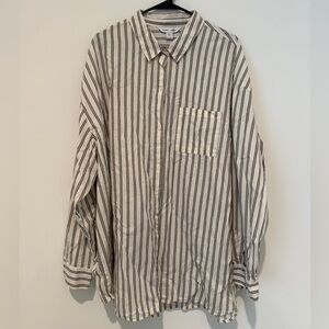 Women’s striped dress shirt
